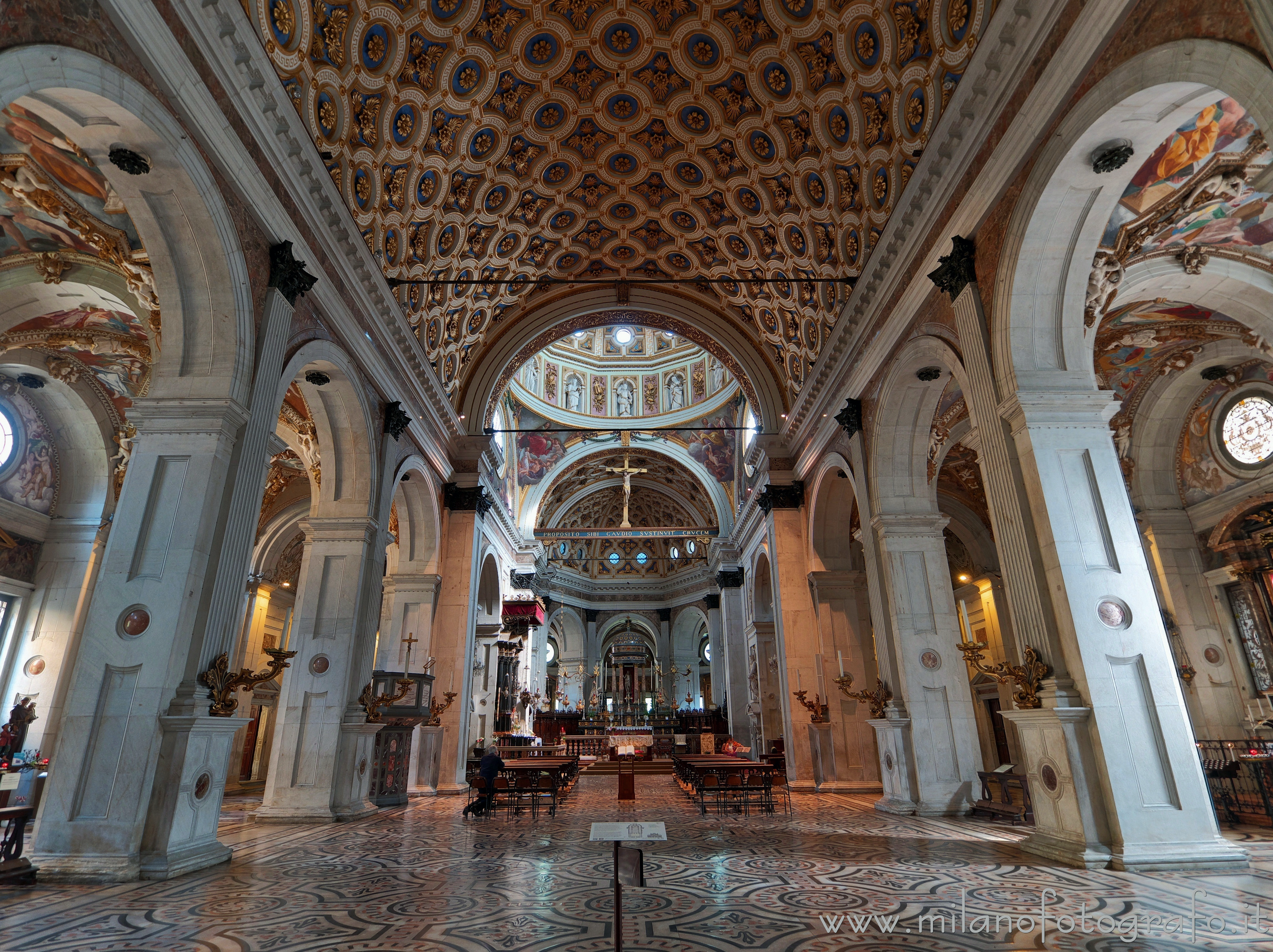 Milan (Italy) - Interior of the Church of Santa Maria dei Miracoli